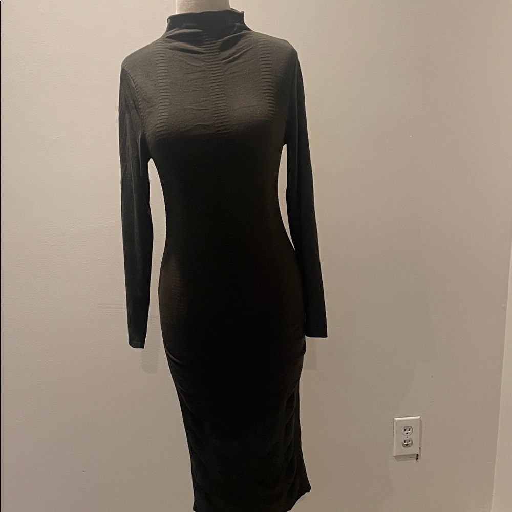 Always Classic Black Long Sleeve Dress
